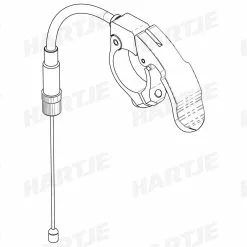 CONTEC Service Kit Drop-a-gogo Hendel Enkele, Klassieke Uitvoering (verticaal) -