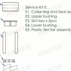 CONTEC Service Kit Drop-a-gogo Service Kit E: Afsluitring Incl. Afdichting -