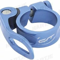 CONTEC Zadelpenklem Sc-303 Qr Select Blauw Staal 31.8mm