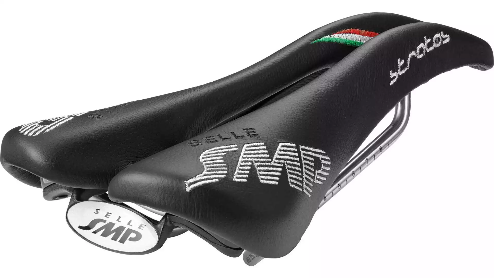 Selle SMP Zadel Stratos Zwart L 266mm X B 131mm - ZSTSTRATOSRI-NE 1 Selle SMP Zadel Stratos Zwart L 266mm X B 131mm - ZSTSTRATOSRI-NE