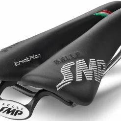 Selle SMP Zadel T4mm Zwart L 246mm X B 135mm - ZSTTRIATHT4-NE