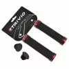 Trivio Handvat Diamond Grip Zwart Lock-on Rood - TRV-GR-010