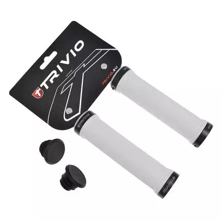 Trivio Handvat Diamond Grip Wit Lock-on Zwart - TRV-GR-011 1 Trivio Handvat Diamond Grip Wit Lock-on Zwart - TRV-GR-011