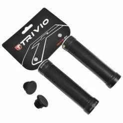 Trivio Handvat Ribbel Zwart Lock-on Zwart - TRV-GR-012