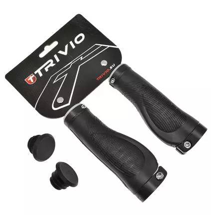 Trivio Handvat Ergo Rubber Lock-on Zwart - TRV-GR-017 1 Trivio Handvat Ergo Rubber Lock-on Zwart - TRV-GR-017