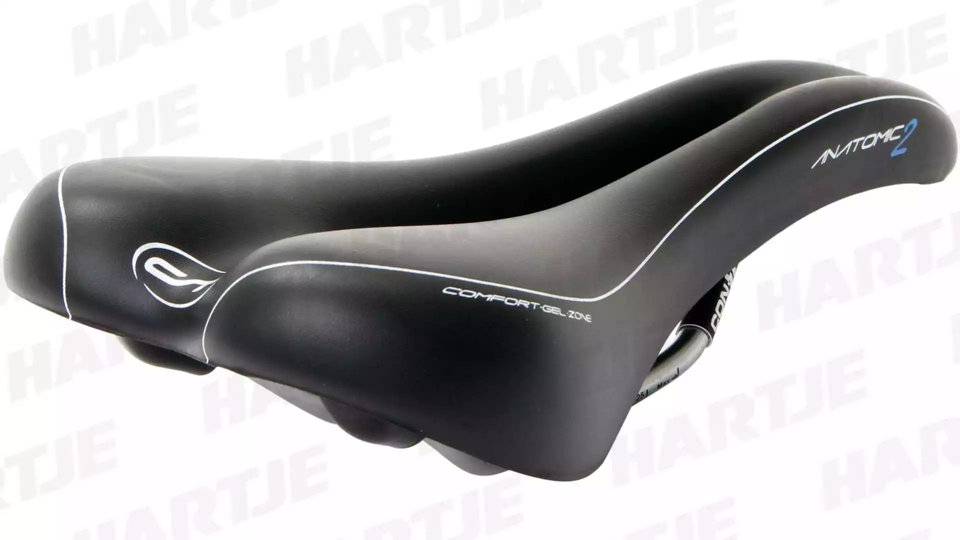 CONTEC Fietszadel Trekking Anatomic 2 Tsx Zone Cut Zwart L 252mm X B 140mm 1 CONTEC Fietszadel Trekking Anatomic 2 Tsx Zone Cut Zwart L 252mm X B 140mm