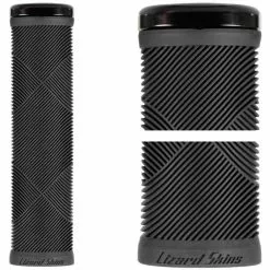 Lizard Skins Handvaten Strata Single Klemband Lock-on - Jet Zwart - LOSTR100