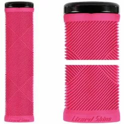 Lizard Skins Handvaten Strata Single Klemband Lock-on - Neon Pink - LOSTR560