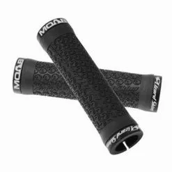 Lizard Skins Handvaten Lock-on Moab Zwart (zwarte Clamps) - LOMDS010