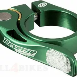 Reverse Zadelpenklem Quick Release 34.9mm Donkergroen