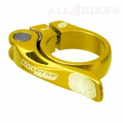 Reverse Zadelpenklem Quick Release 34.9mm Goud